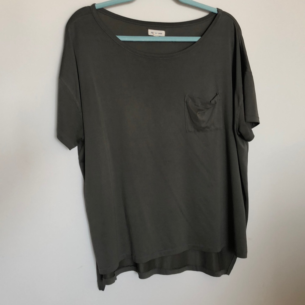 Long green top